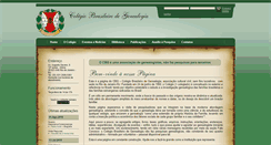 Desktop Screenshot of cbg.org.br
