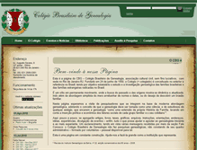 Tablet Screenshot of cbg.org.br