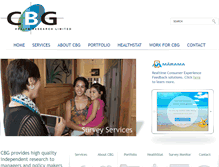 Tablet Screenshot of cbg.co.nz